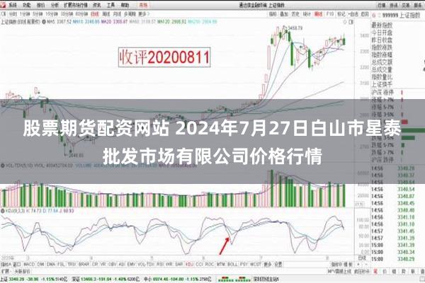 股票期货配资网站 2024年7月27日白山市星泰批发市场有限公司价格行情