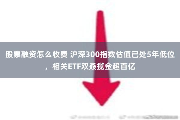 股票融资怎么收费 沪深300指数估值已处5年低位，相关ETF双叒揽金超百亿